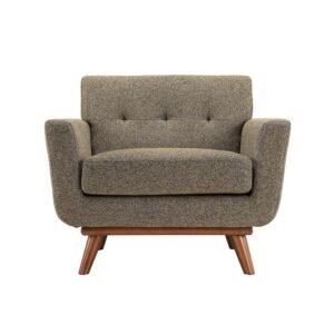 Korea Fabric Chair In Brown Color