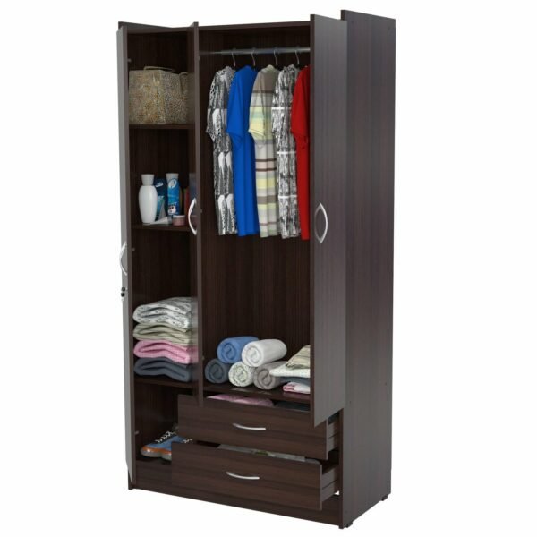 Lemari Pakaian 3 Pintu Minimalis Simple