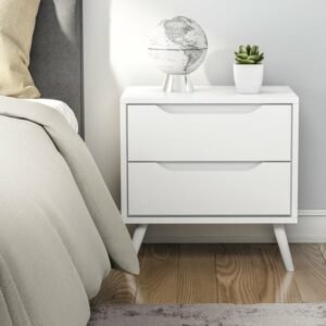 Nakas Samping tempat Tidur Model Retro