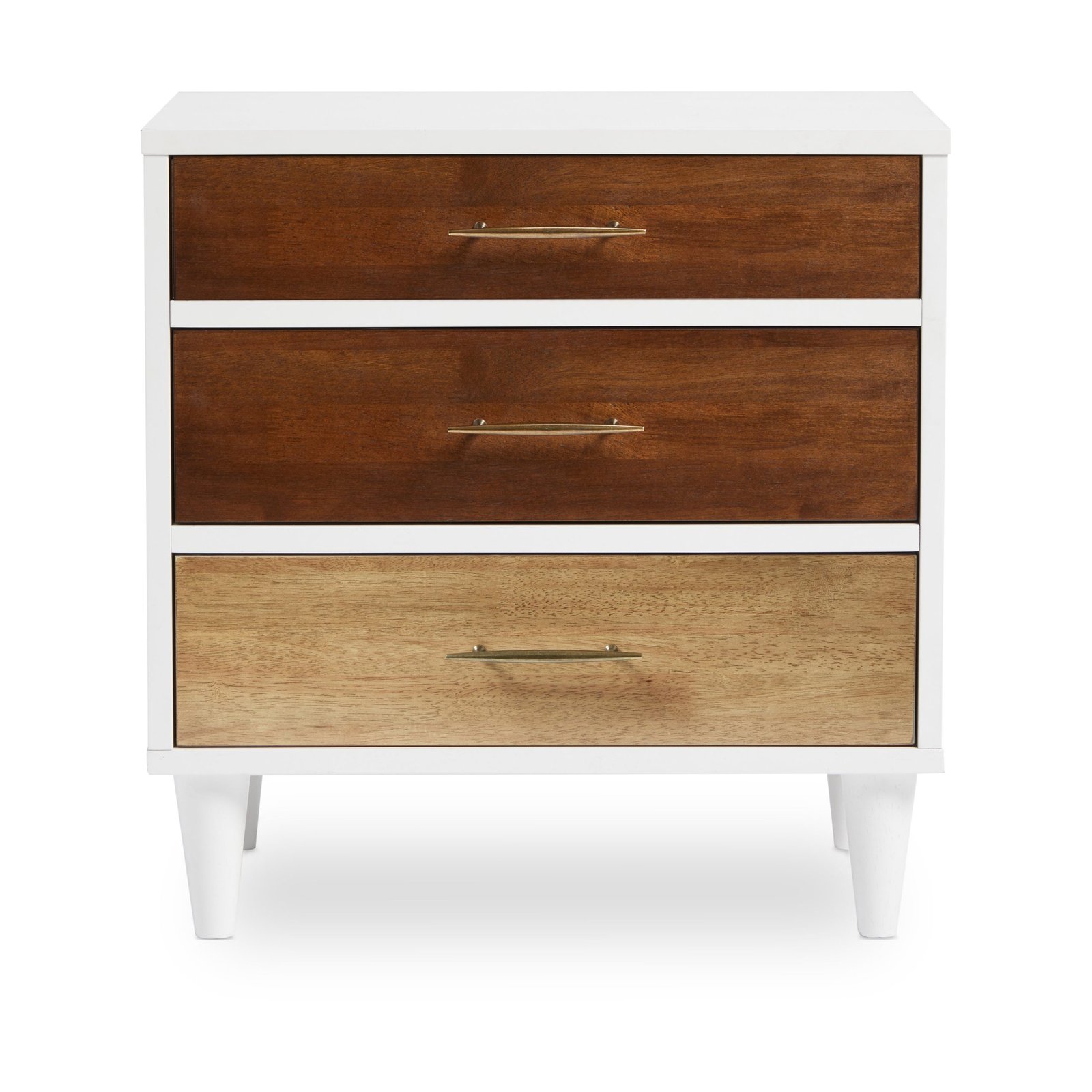 Nakas Retro 3 Laci Samping Tempat Tidur