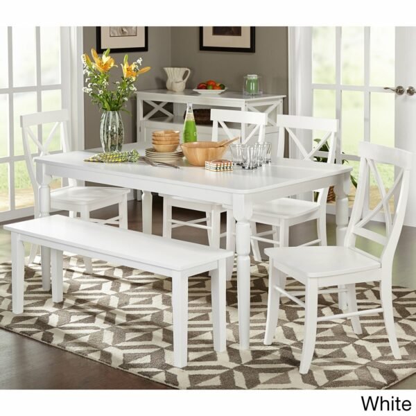 Set Kursi Makan Minimalis Warna Putih