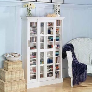 Lemari Buku Pintu Sleding Minimalis