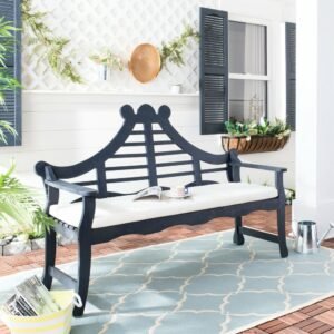 Bangku Jati Dengan Bantalan Sofa Untuk Taman