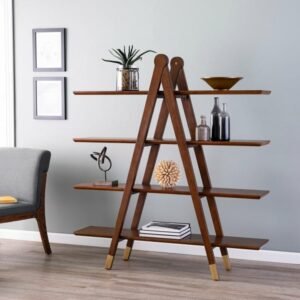 Jual Rak Pajangan Model Segitiga Mebel Jepara