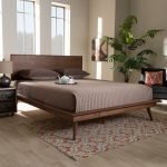 Tempat Tidur Jati Model Retro Finishing Brown