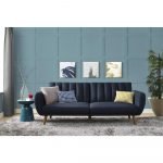 Bangku Sofa Sandaran Tangan Lengkung Mewah