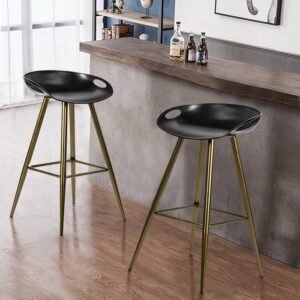 Kursi Bar Stool Industrial Kaki-Kaki Tinggi