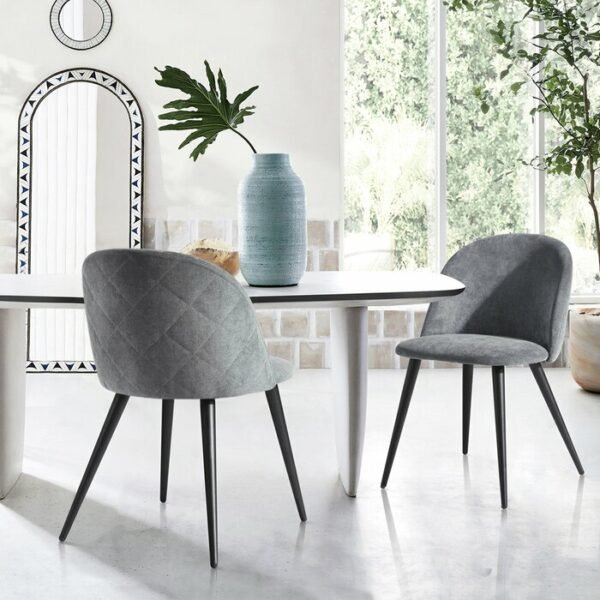 Kursi Makan Retro Sofa Sandaran Lengkung
