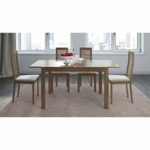 Meja Makan Minimalis Finishing Walnut