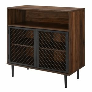 Lemari Kabinet Industrial Retro Finishing Brown