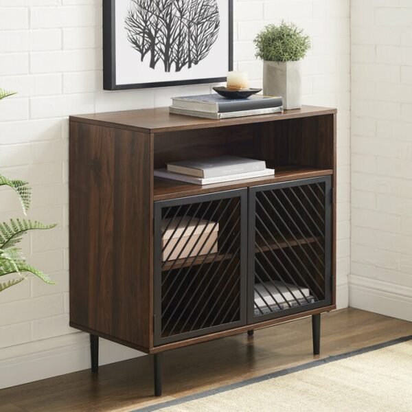 Lemari Kabinet Industrial Retro Finishing Brown