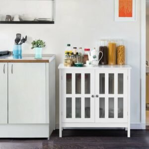 Lemari Kabinet 2 Pintu Modern Jepara