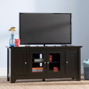 Harga Meja TV Jati 4 Pintu Kaca Moder