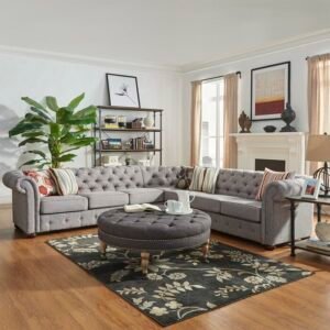 Harga Set Kursi Sofa Gowan Lembut Berumbai