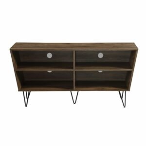 Meja TV Jati Finishing Walnut Model Rustic