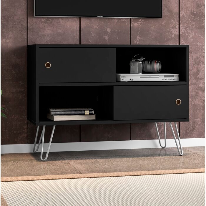 Jual Meja TV Black Kerby Cantik Model Rustic
