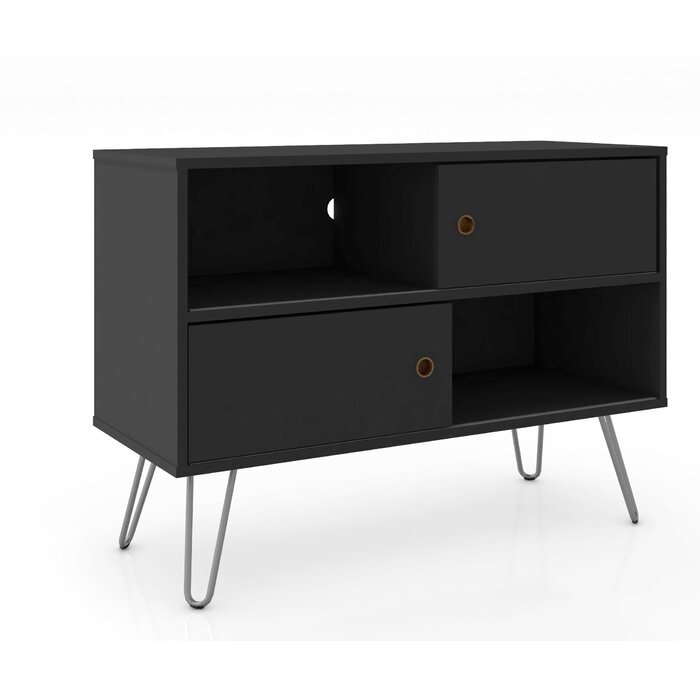 Jual Meja TV Black Kerby Cantik Model Rustic