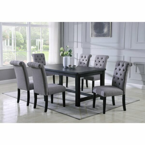 Set Meja Makan Evelyn 6 Kursi Sofa