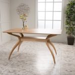 Meja Makan Paterson Natural Jati Modern