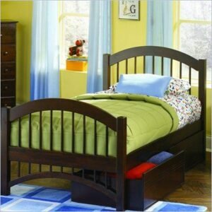 Set Tempat Tidur Anak Jati Model Ranjang Jari-Jari