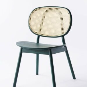 Kursi Cafe Modern Kombinasi Anyaman Rotan Alessia