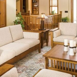 Set Kursi Tamu Jati SM 1 Bantalan Sofa