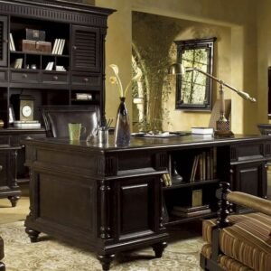Meja Kantor Mewah Charles Finishing Hitam