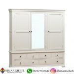 Lemari Pakaian Minimalis Duco 4 Pintu Mewah