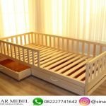 Tempat Tidur Anak Jari-Jari Laci Bawah
