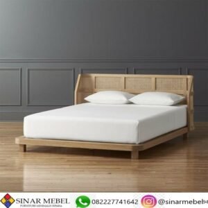 Tempat Tidur Minimalis Rotan Mandy