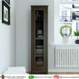 Jual Lemari Arsip Minimalis Kaca Singel Pintu