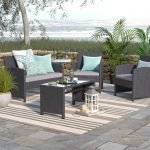 Set Kursi Teras Rotan Sintetis Sofa
