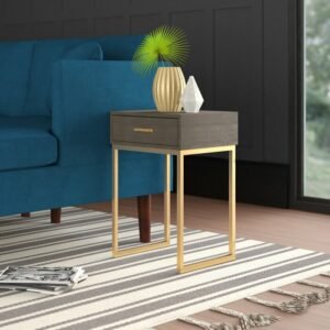 Coffe Table Laci Kaki-Kaki Gold