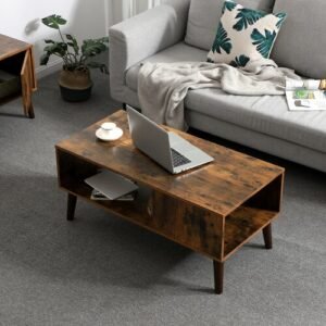 Coffe Table Minimalis Kayu Model Rustik