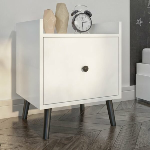 Nakas Minimalis 1 Laci Warna Putih