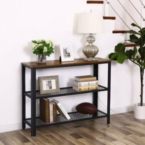 Coffe Table Industrial Kombinasi Kayu Unik
