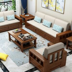 Set Kursi Tamu Sadewa dengan Bantalan Sofa