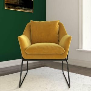 Kursi Sofa Tamu Industrial Kuning