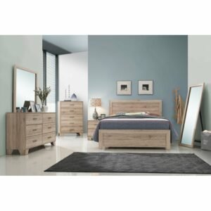 Kamar Set Minimalis Natural Jati Charles