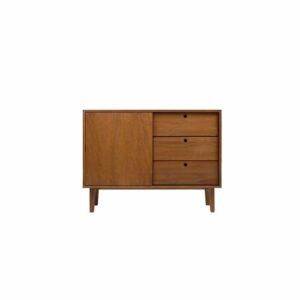 Meja Nakas Minimalis 1 Pintu 3 Laci