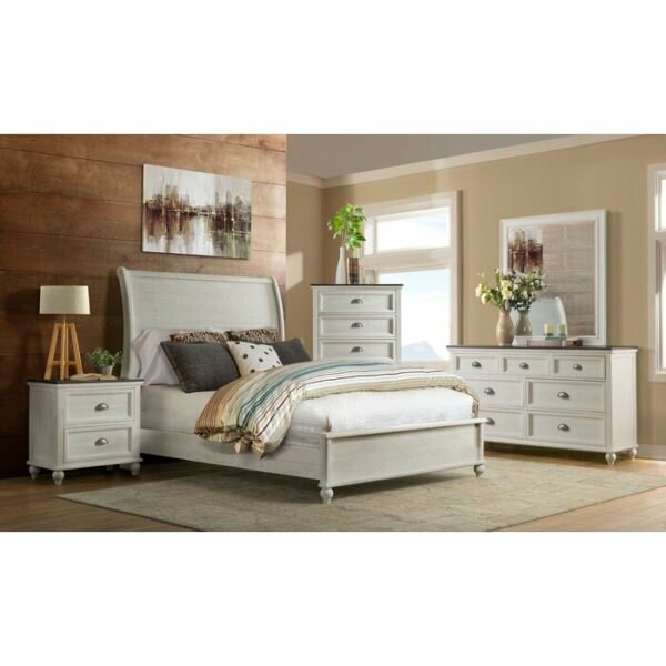 Kamar Set Minimalis Gracie White Terbaru