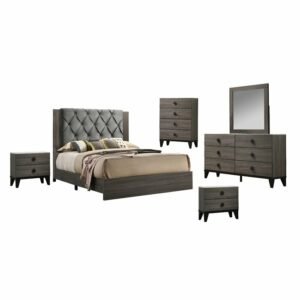 Kamar Set Minimalis Model Rustic dengan Busa