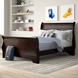 Tempat Tidur Jati Minimalis Melky Brown