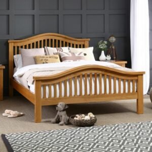 Tempat Tidur Jati Minimalis Melvin Jari-Jari
