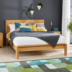Tempat Tidur Jati Minimalis Model Blok