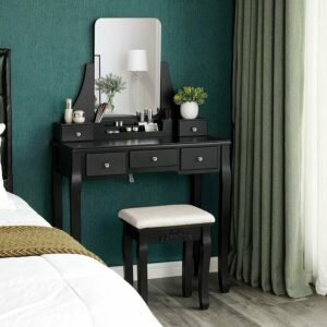 Set Meja Rias Minimalis Jati Murah
