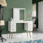 Jual Meja Rias Minimalis Brayden Laci White