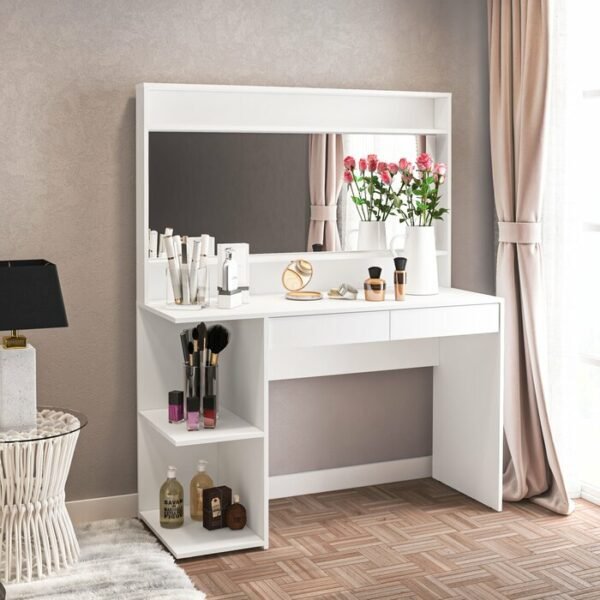 Meja Rias Minimalis Dawnyl White