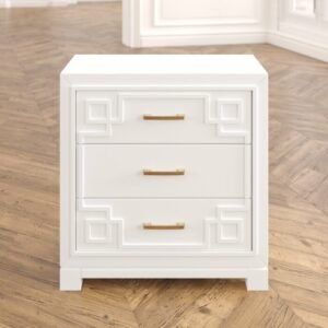 Nakas Minimalis Bindera White 3 Laci