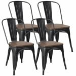 Kursi Cafe Minimalis Lilian Dudukan Kayu